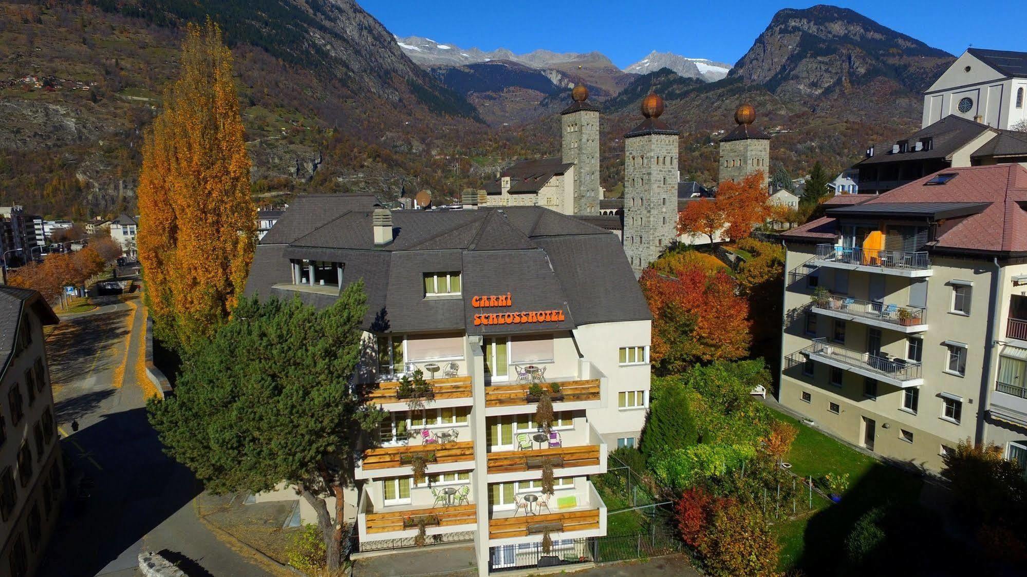 Schlosshotel - Self Check-In Hotel Brig Exteriér fotografie