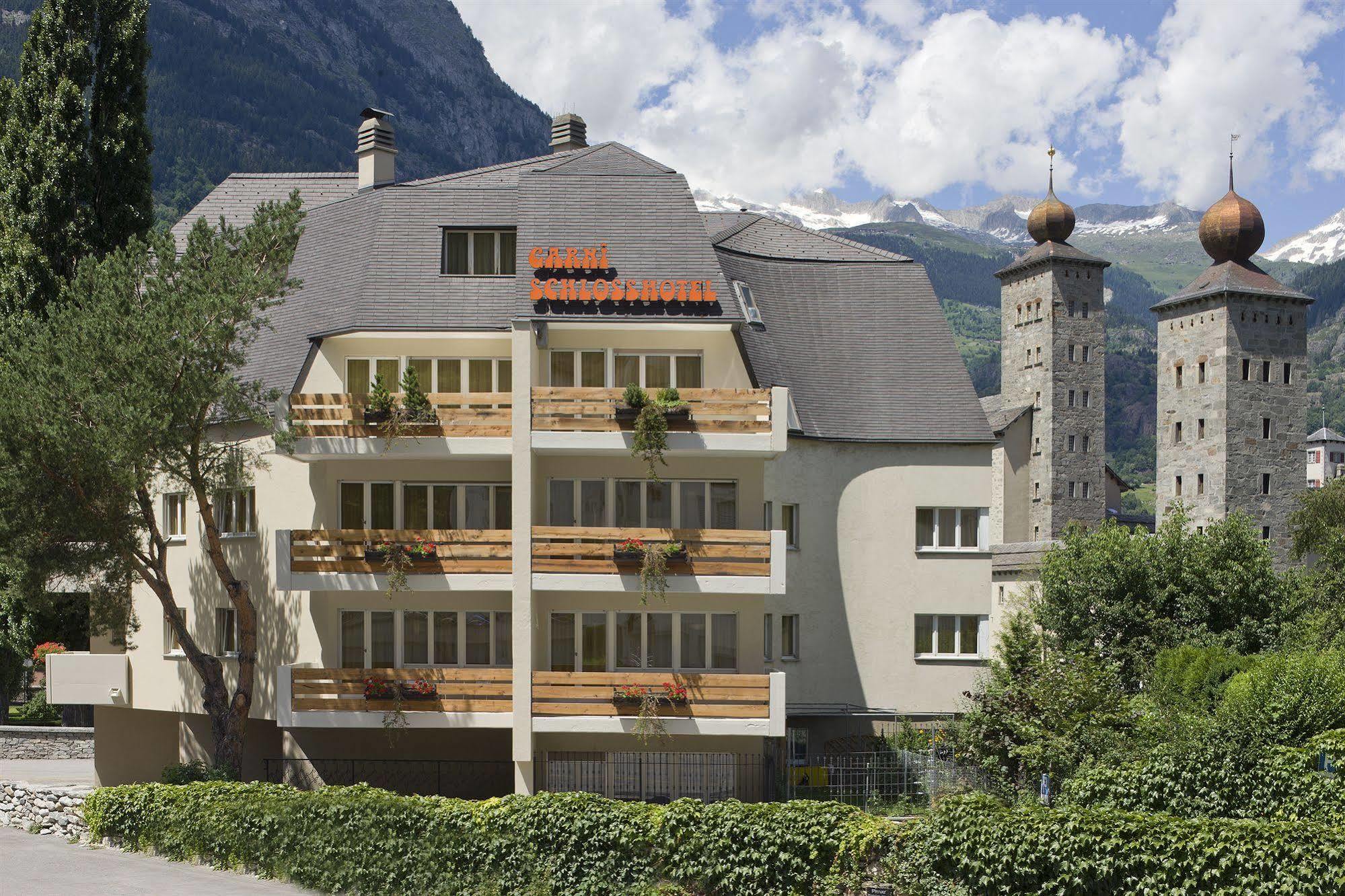 Schlosshotel - Self Check-In Hotel Brig Exteriér fotografie