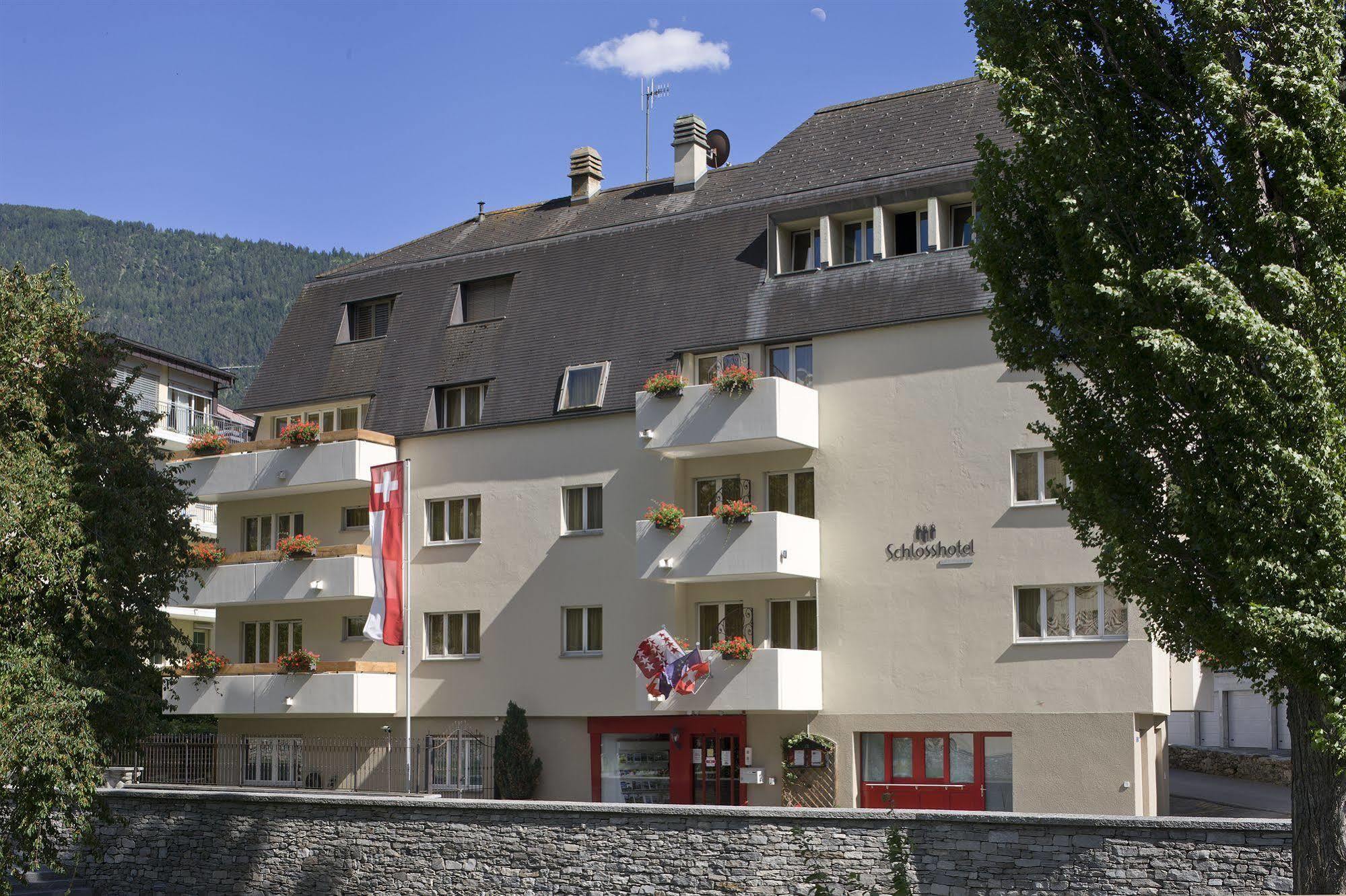 Schlosshotel - Self Check-In Hotel Brig Exteriér fotografie